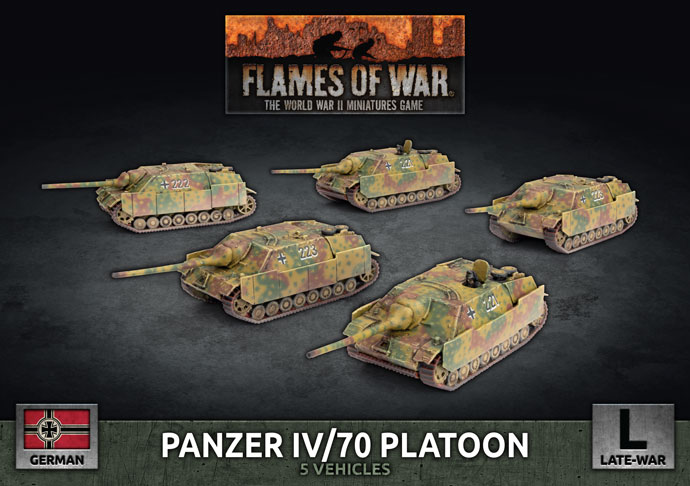 Battlefront GBX160 Panzer IV/70 взвод // Пламя войны