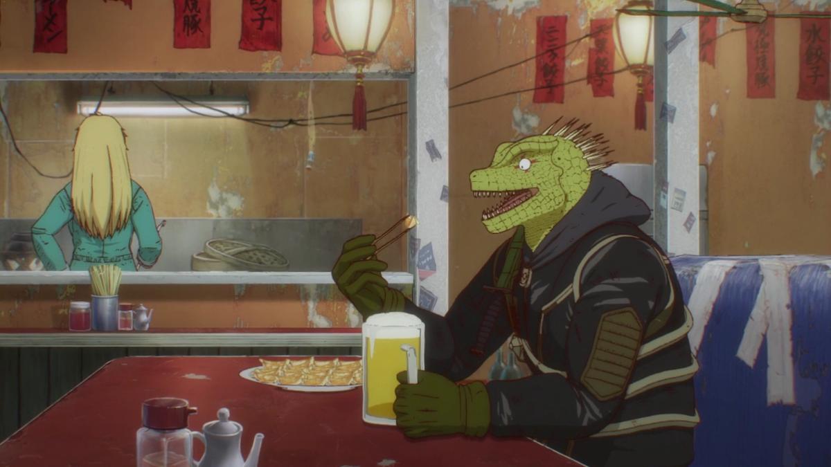 Кадр из аниме «Дорохедоро» (2020)