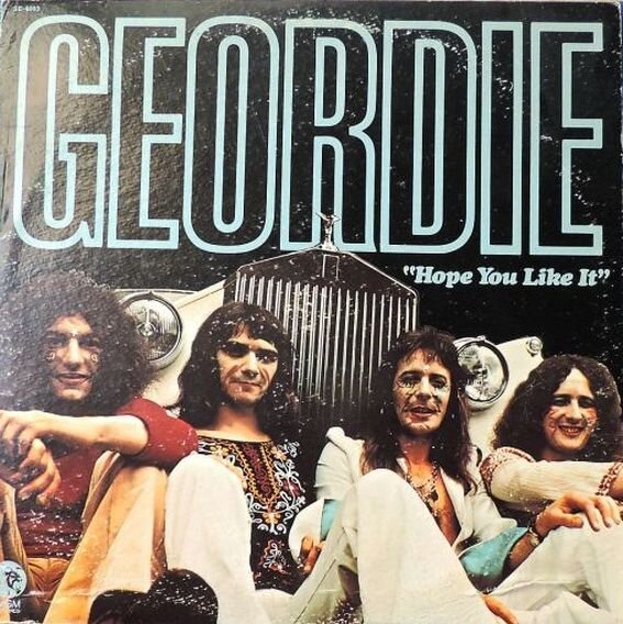 Обложка американского альбома Geordie «Hope You Like It», 1973 г. 