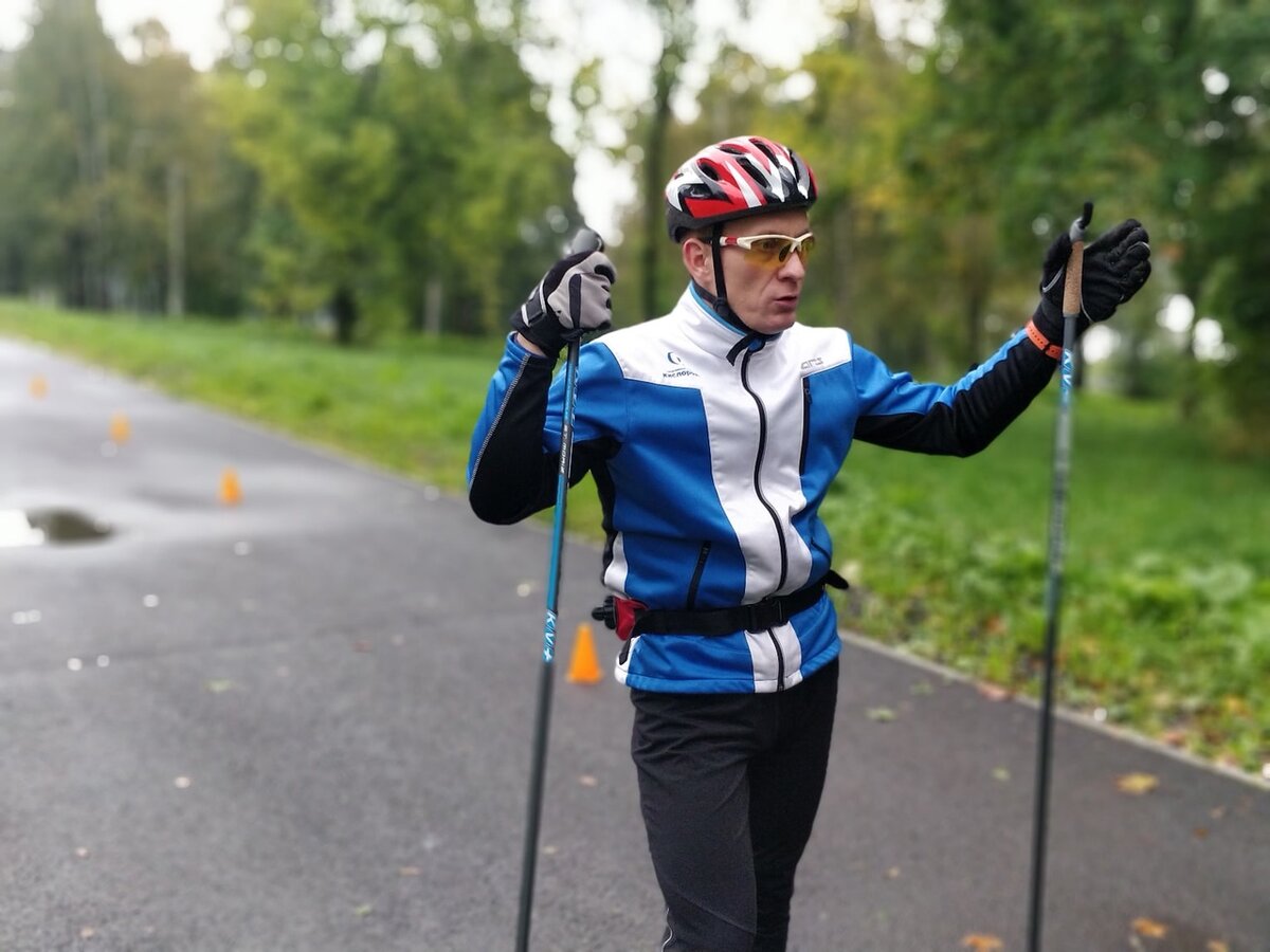 На фото: Роман Миронов, МСМК по лыжным гонкам, Чемпион мира среди юниоров