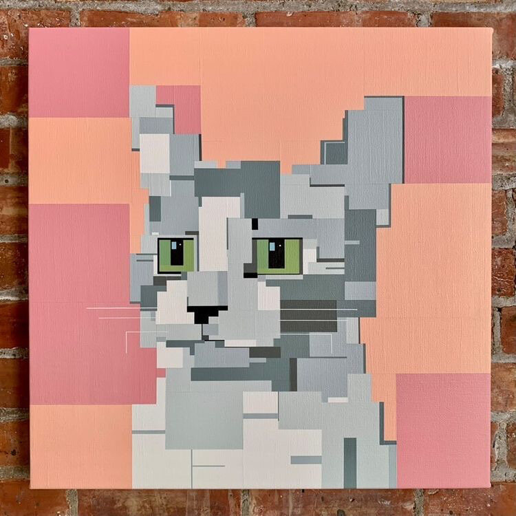 Фото: mymodernmet.com/cat-art-show-2021/ 