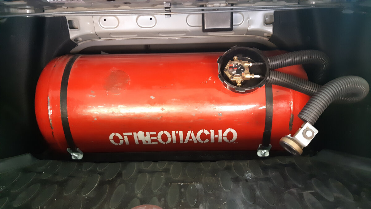 Баллон установил на 80 литров.