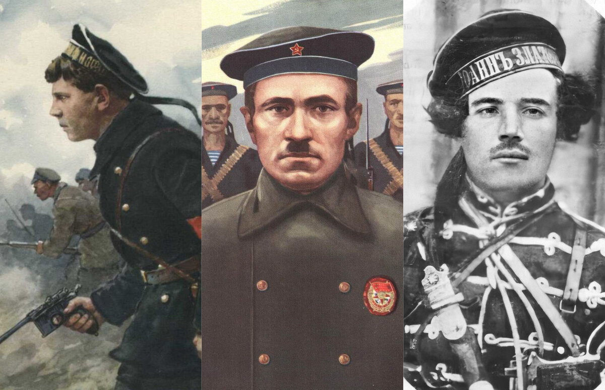 Слева направо: Анатолий Григорьевич Железняков, Алексей Васильевич Мокроусов, Феодосий Юстинович Щусь.