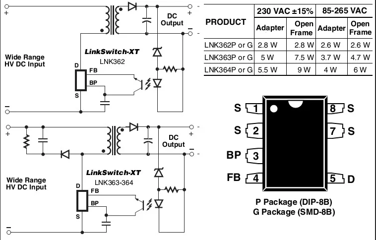 G1135p схема включения в зарядном устройстве