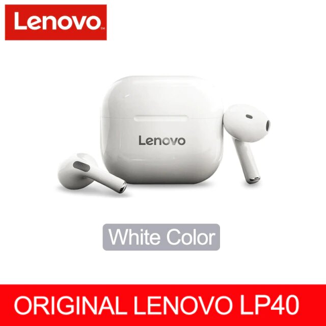 Новые оригинальные беспроводные наушники Lenovo LP40 TWS Bluetooth 5,0 