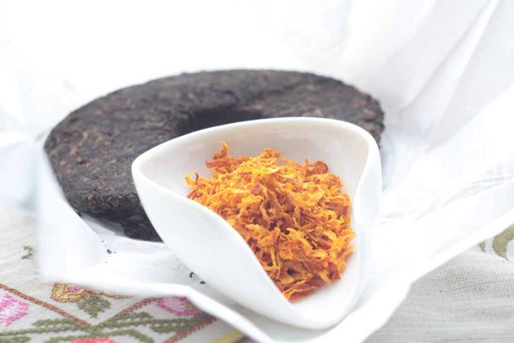 Шу-пуэр с тыквенной стружкой. © Ольга Никандрова