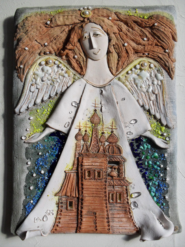 Город ангела. Шамот, фаянс, глина, смальта
