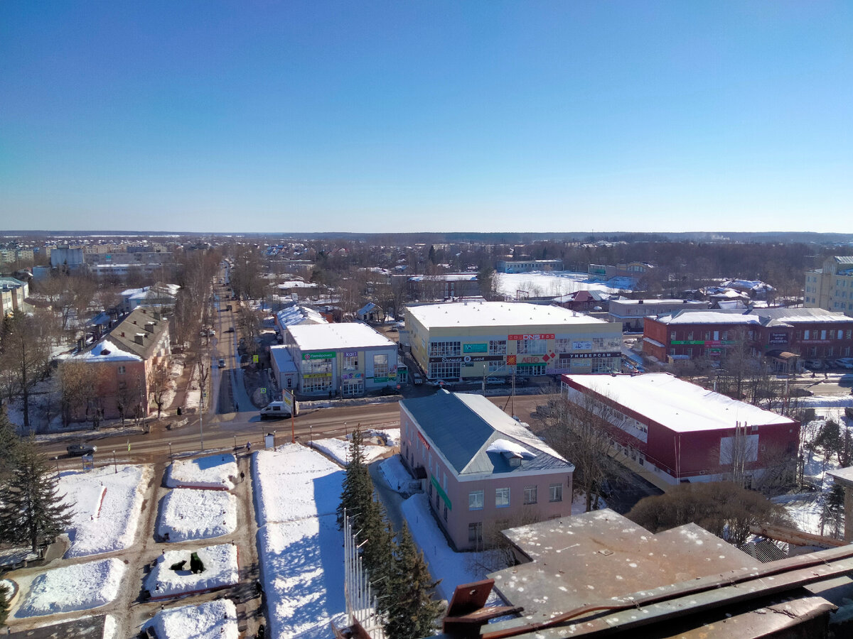 Вид на город Родники.