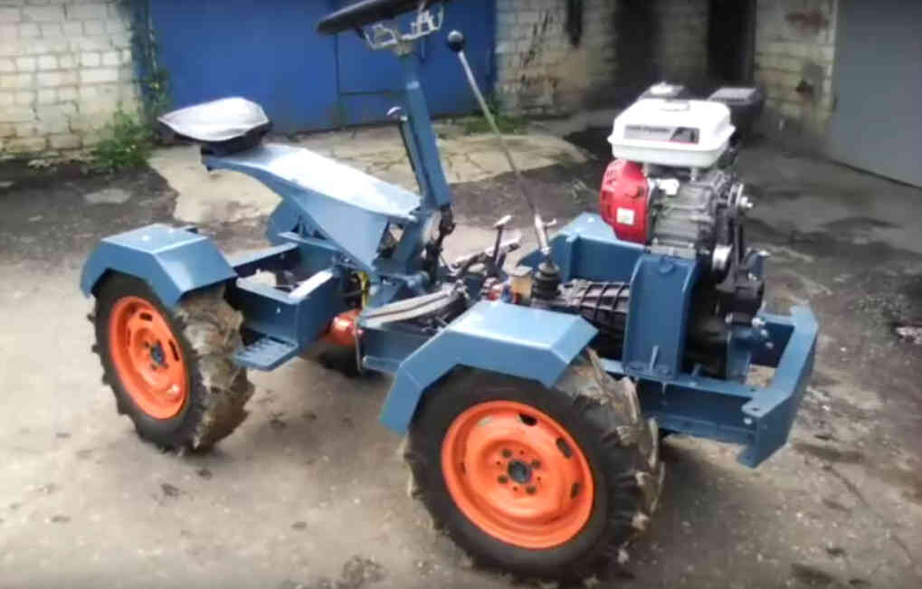 Изготовление мини-трактора 4х4 своими руками