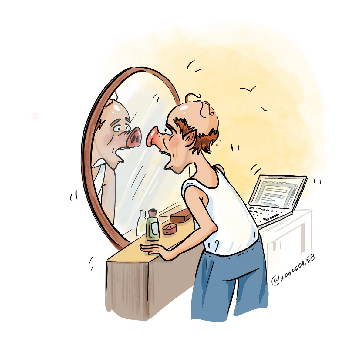 Физиономия | Чувства живущие под кроватью | Дзен