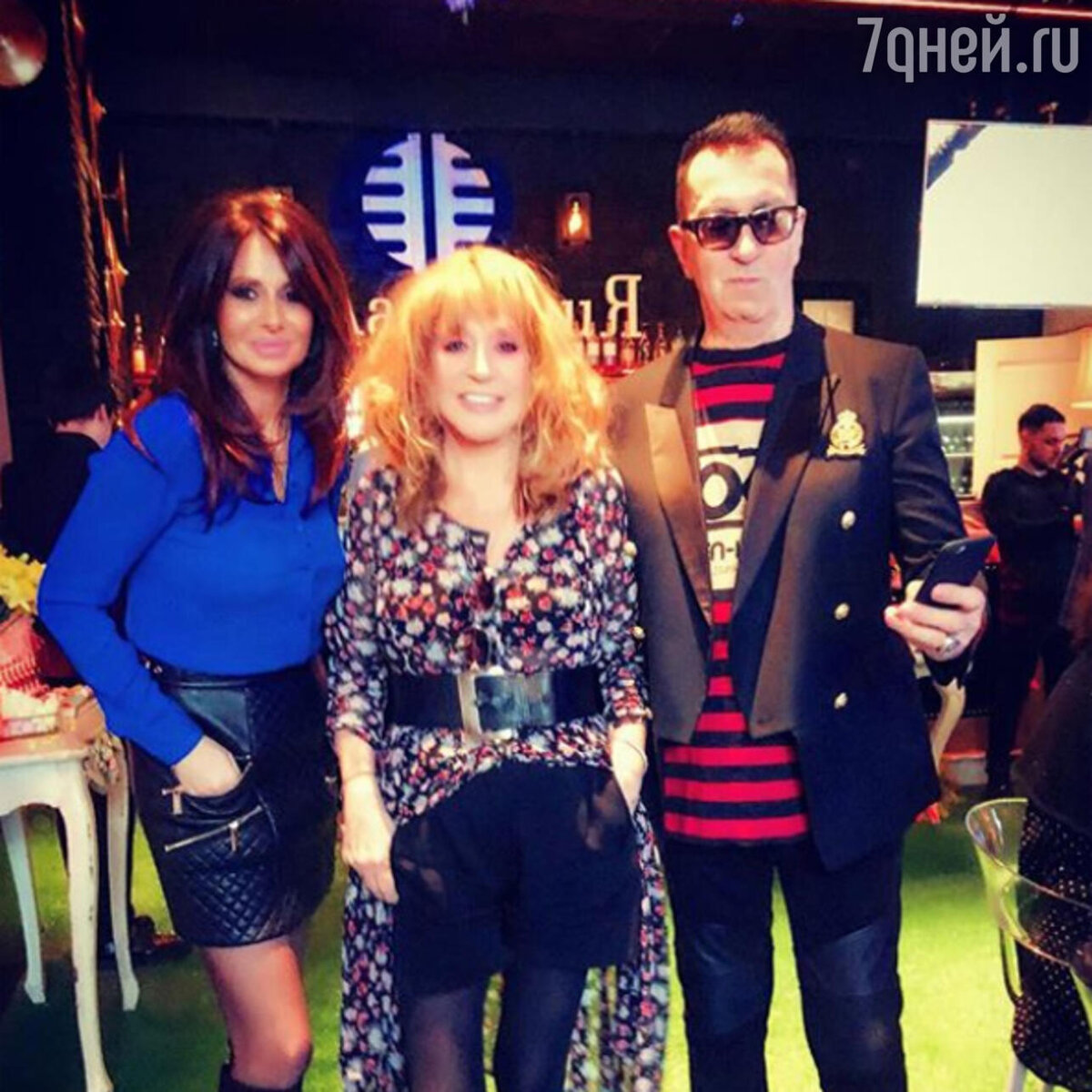    Алла Пугачева с Идой Достман и Александром Буйновым Соцсети