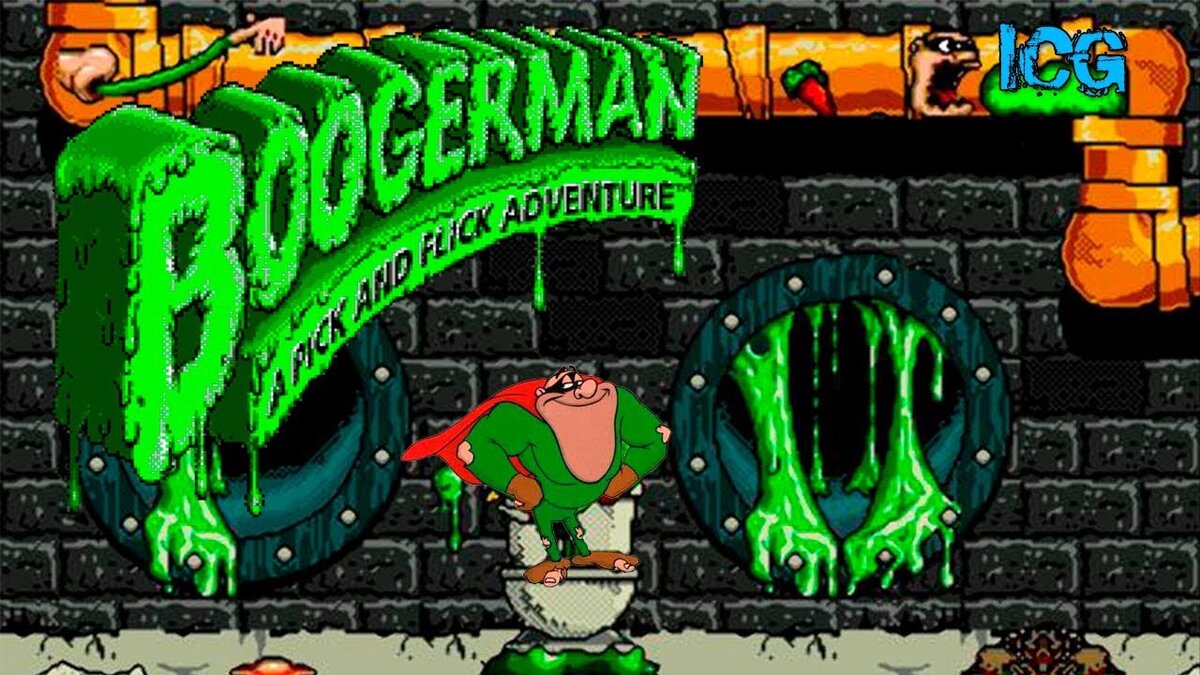 Pick and flick adventure. Boogieman игра сега. Boogerman 2. Boogerman картридж для Sega. Игра на сегу Бугермен.
