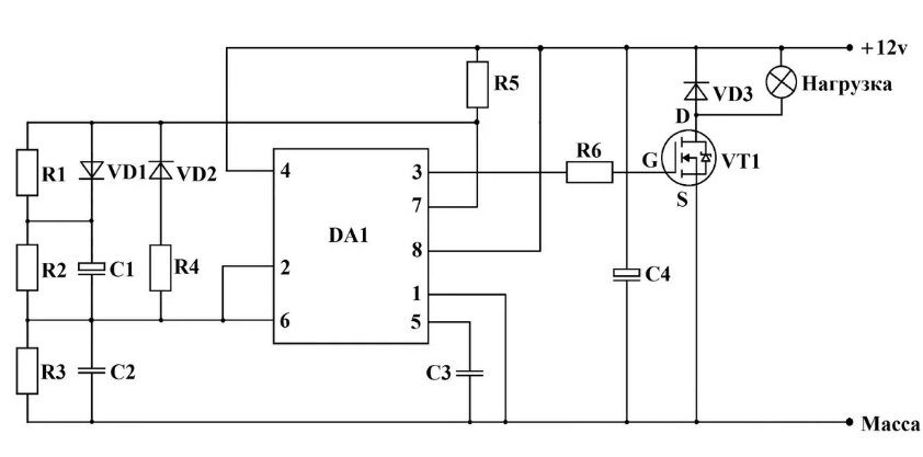 Lf355n схема включения