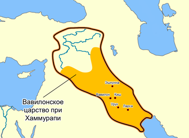 Вавилонское царство карта