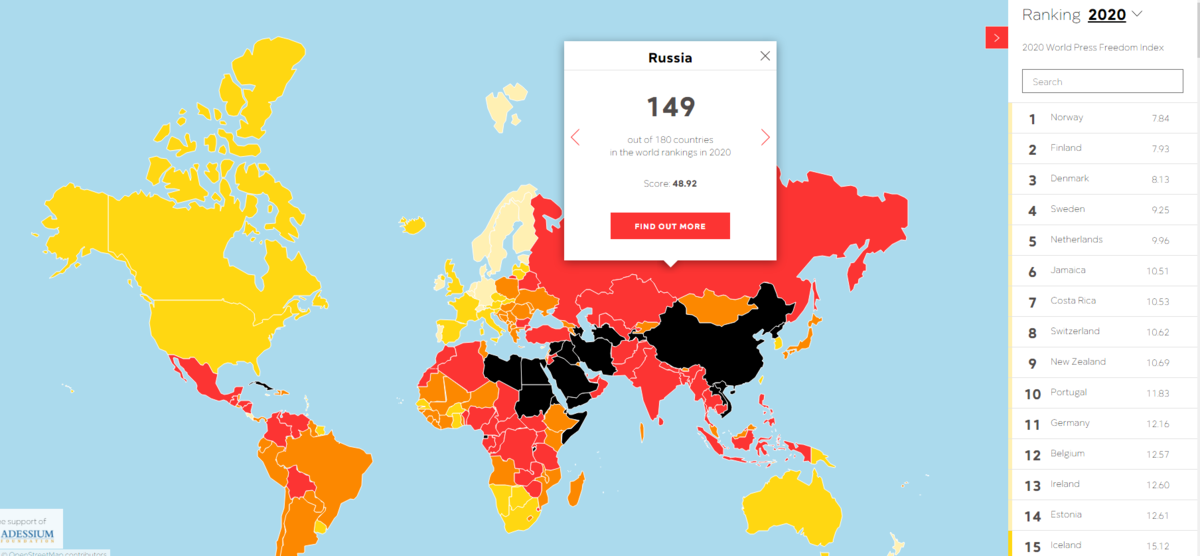 Официальная карта свобода