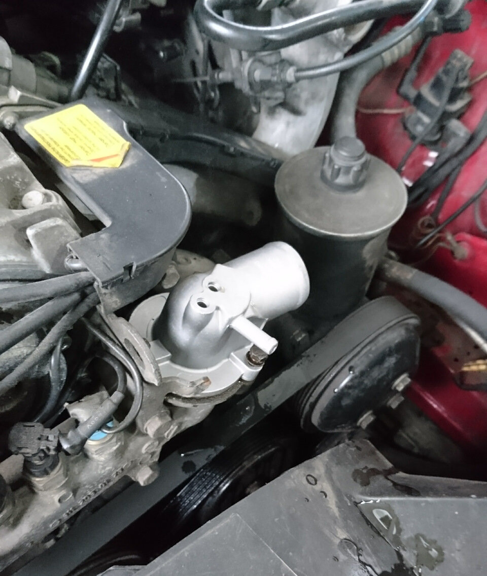 Новый термостат на месте