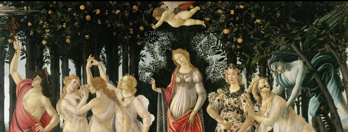 Фрагмент картины «Весна» Сандро Боттичелли. Около 1482 г.