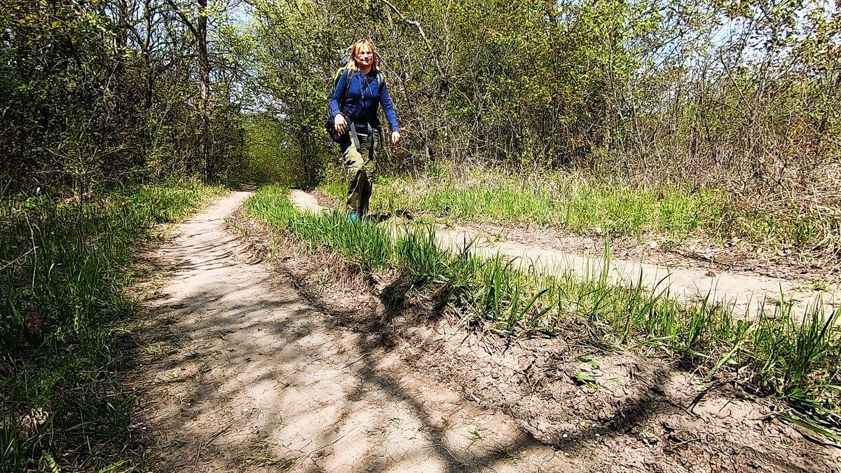 Иду по проселочной дороге