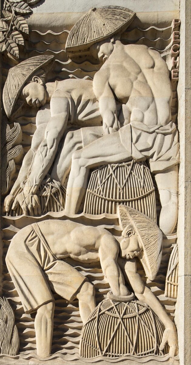 Рельефы. Скульптор — Альфред Огюст Жаньё. 