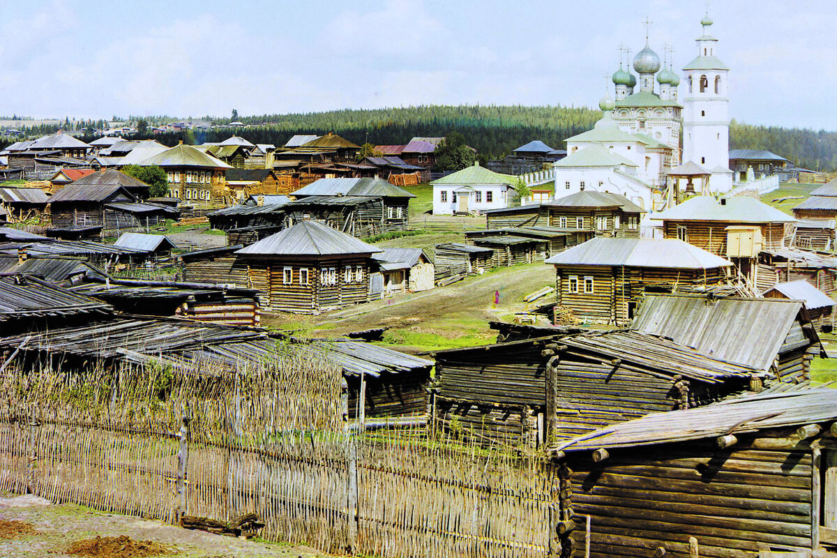 Ныроб в 1910 году. Фотография С.М. Прокудина-Горского