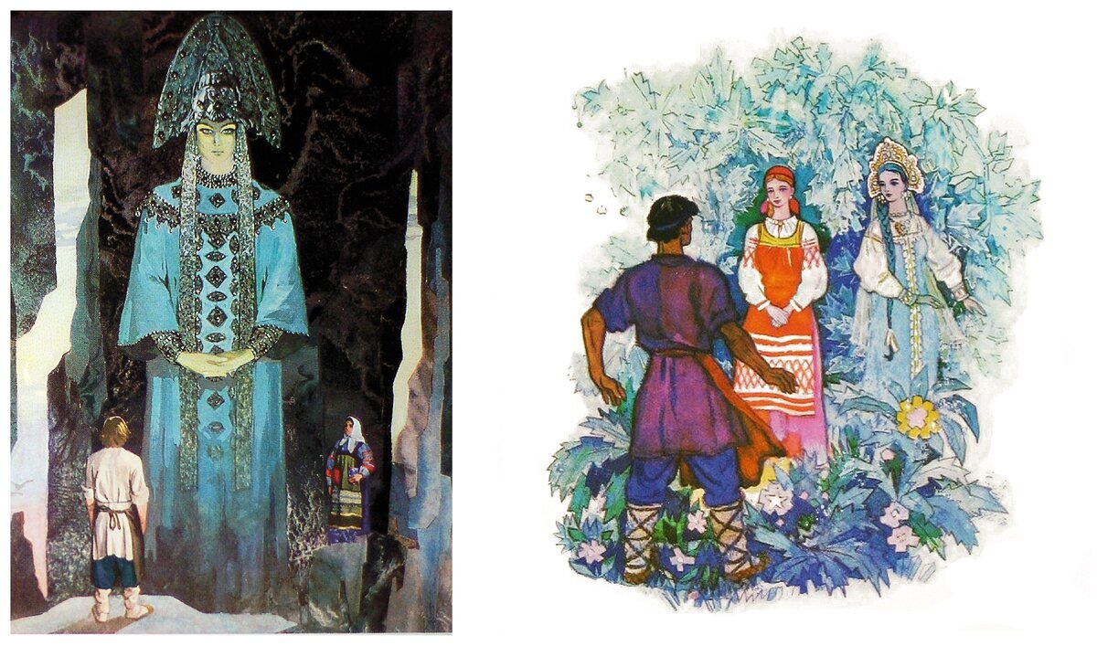 Рисунок к сказке каменный цветок