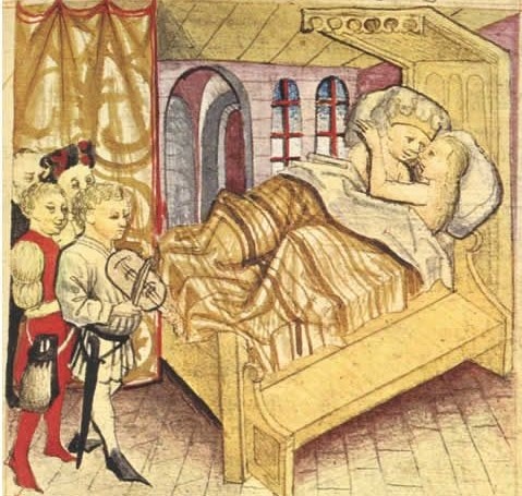 уединиться в  спальне было невозможно