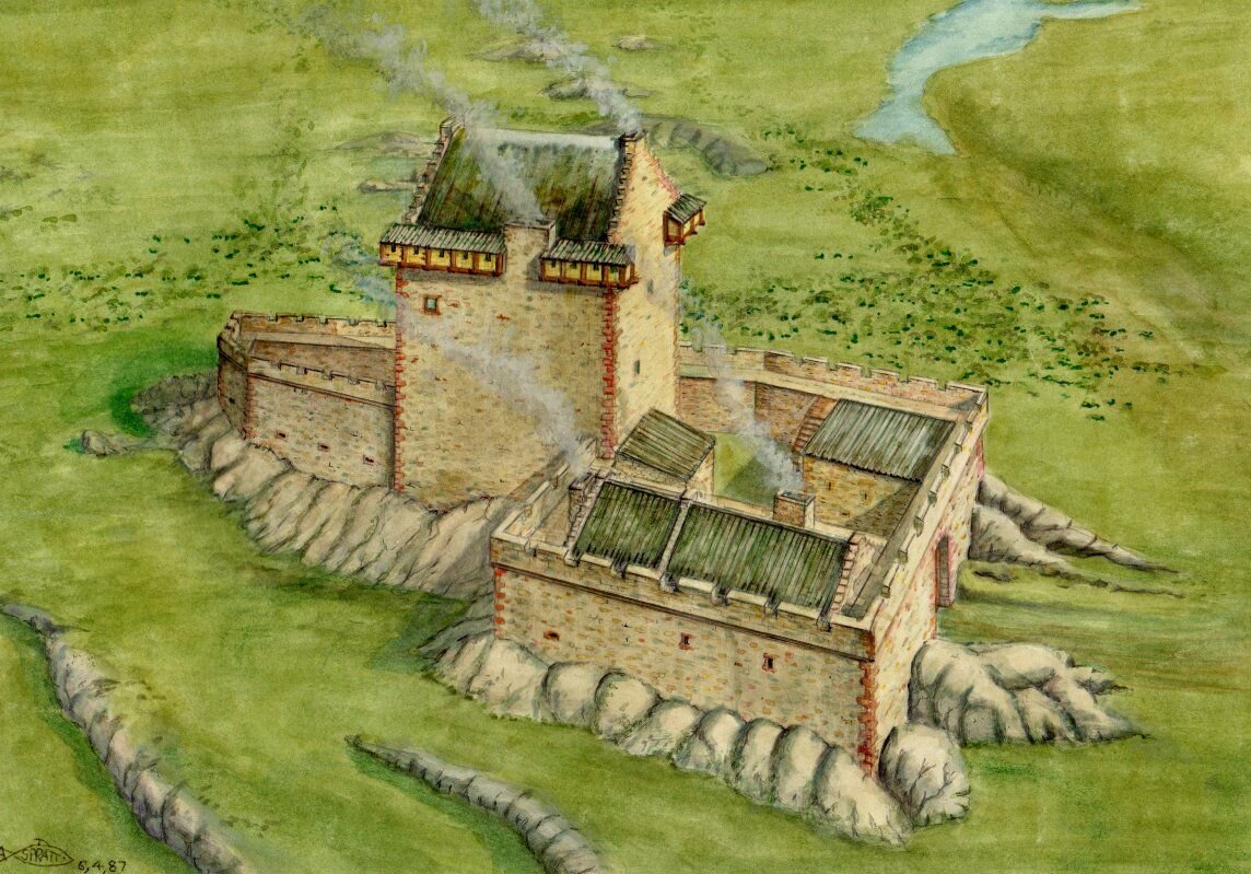 рыцарский замок раннее средневековье донжон. керак де шевалье. хельмова падь властелин. замок седрика сакса ротервуд. генуэзская крепость абхазия.