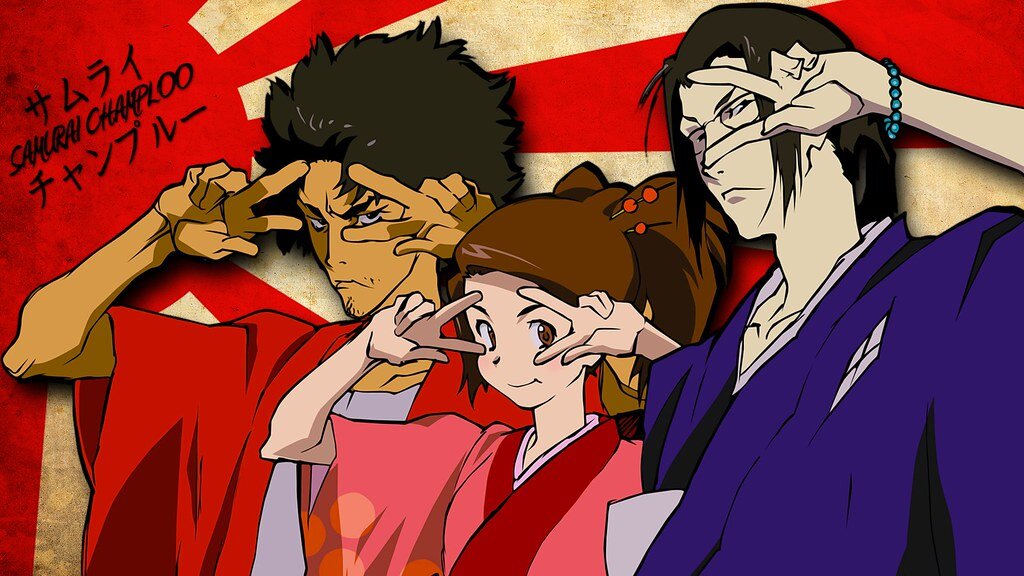 Personagens Com os Mesmos Dubladores! on X: Quando eu soube que esse anime  quase tinha ido pra Álamo junto com Samurai Champloo, eu tinha que fazer  esse elenco no estilo do estúdio