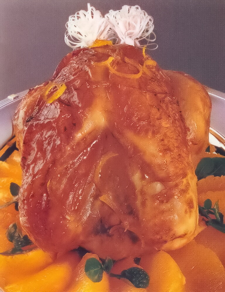 Очень апельсиновая индейка.