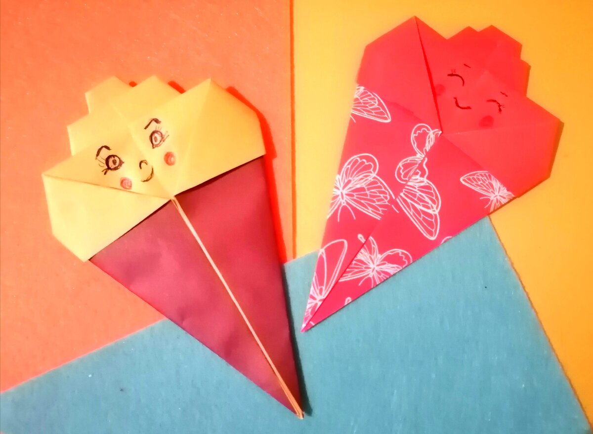 Оригами закладка