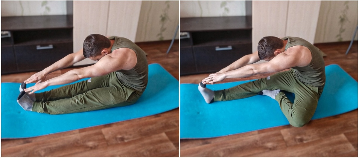 Растяжка ягодиц и ног