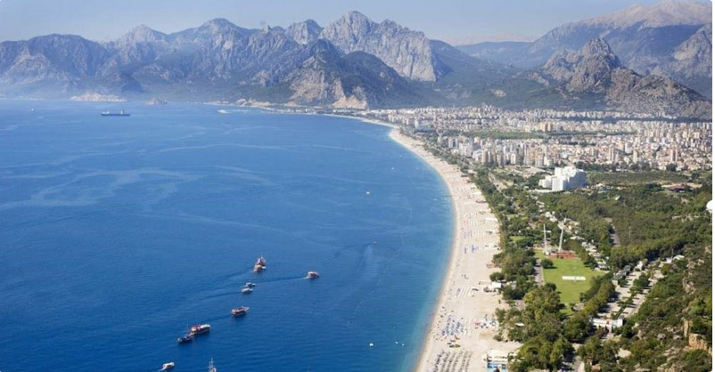 Konyaaltı beach, Turkey