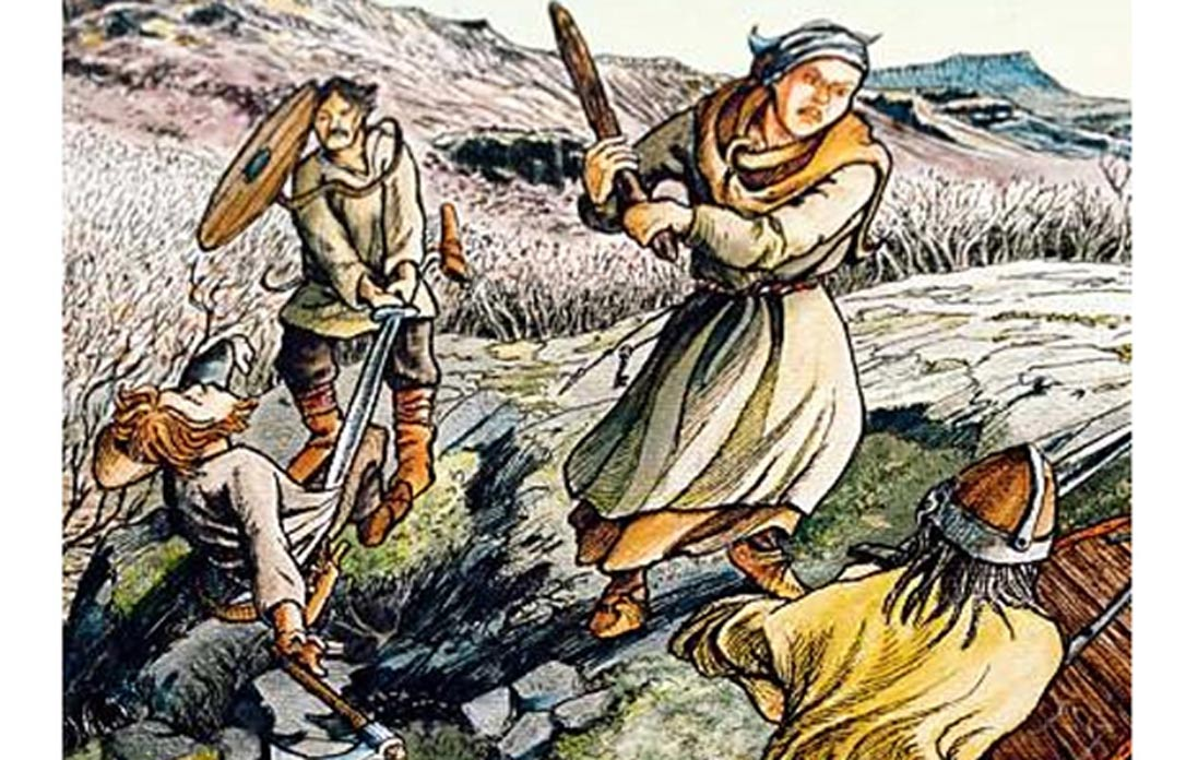 Иллюстрация к Саге об исландцах