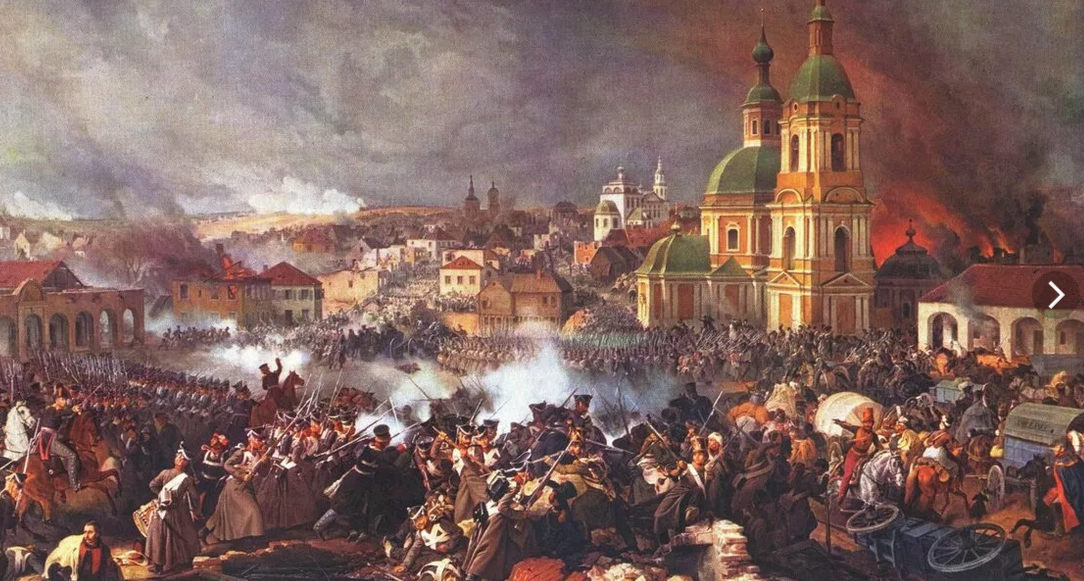 Картина: Сражение под Вязьмой