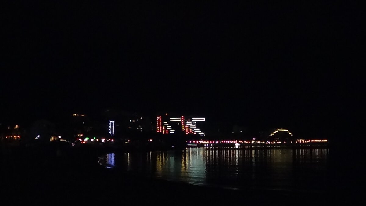 Центральная набережная в городе-курорте
