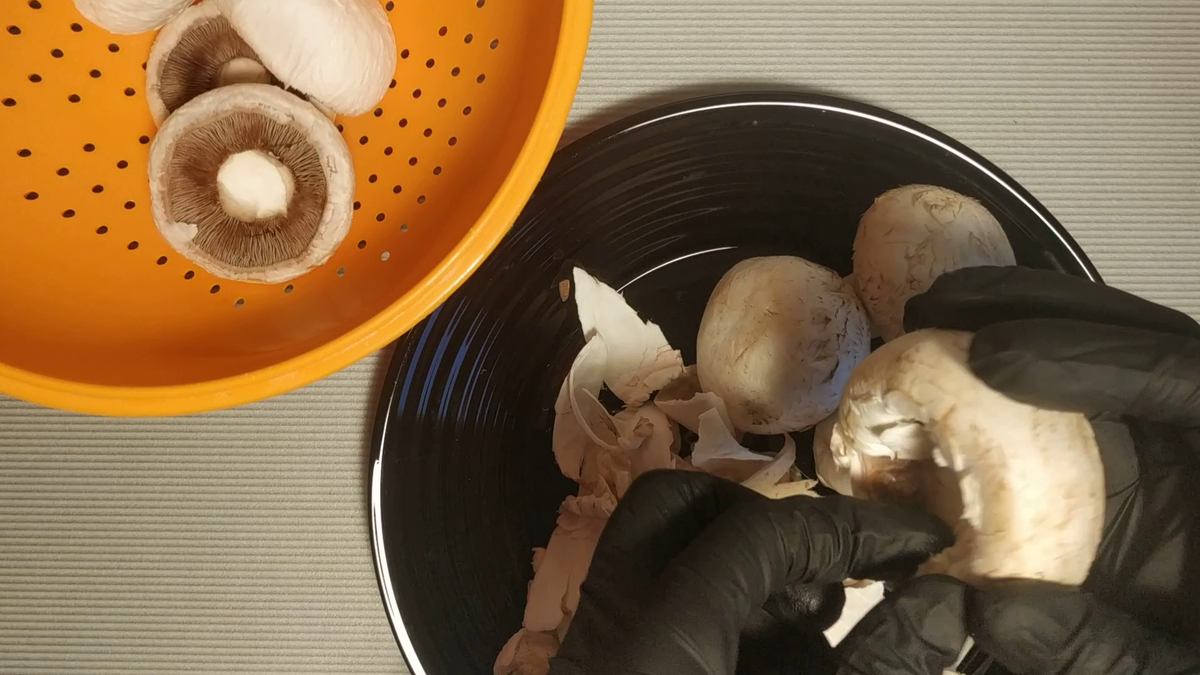 Шаг 1: подготовьте грибы