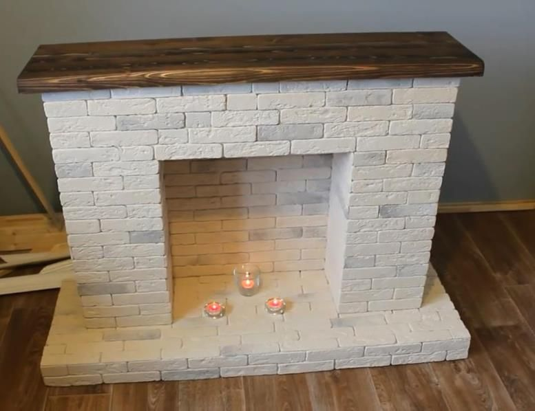 Как сделать камин своими руками