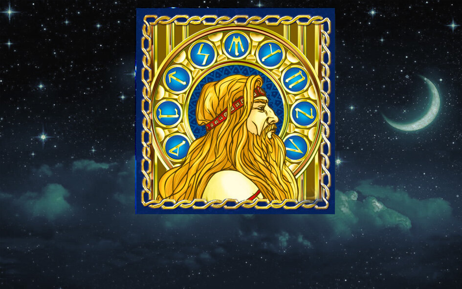 Коло славянских зодиакальных-календарных рун. Коллаж А. Асова