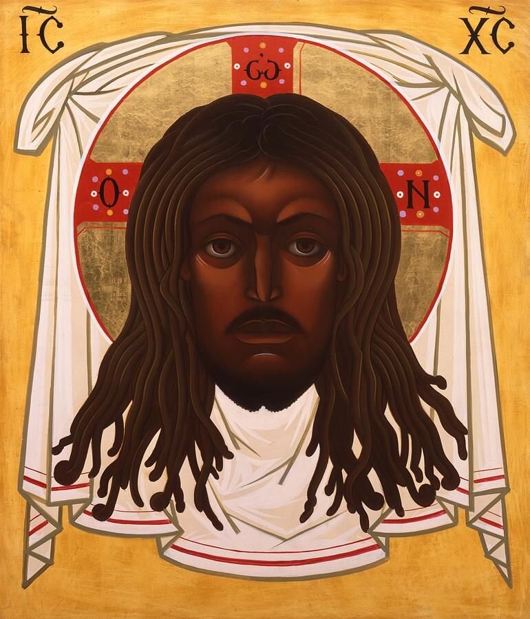 Икона джордж флойд иисус негр. Блэк джизус. Чернокожий иисус. Темнокожий иисус. Африканский иисус.