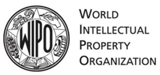 Логотип Всемирной организации интеллектуальной собственности на английском языке