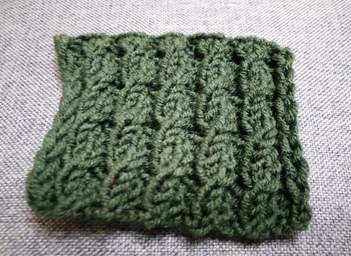 Резинка из кос, правая сторона