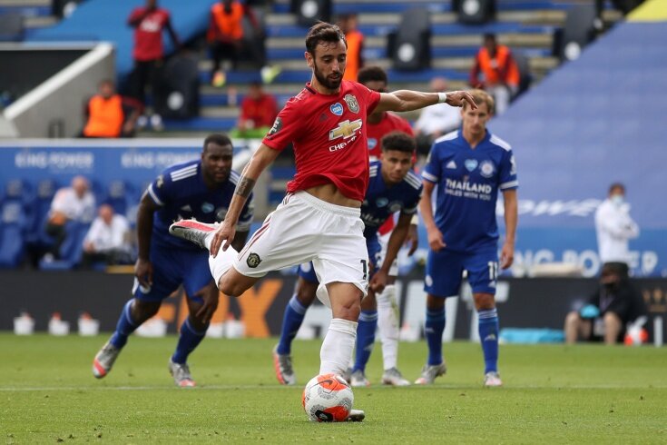 Фото с матча «Лестер» — «Манчестер Юнайтед»