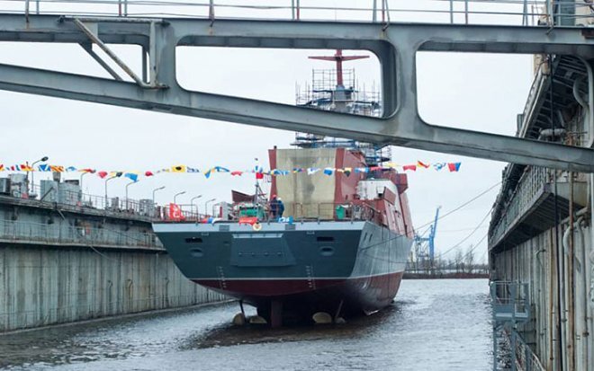 Корвет «Ретивый», пр.20380, спуск на воду