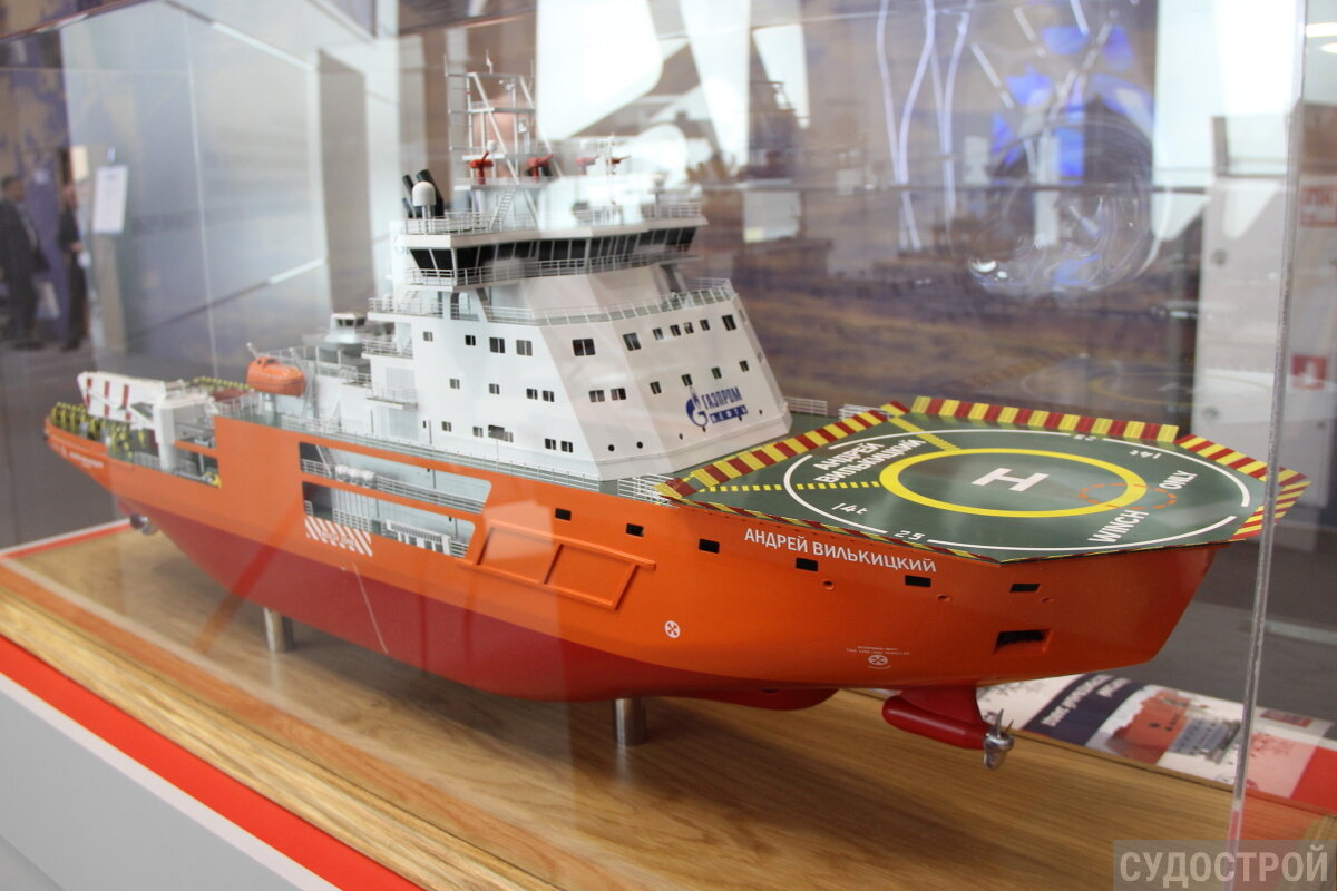 Модель судна проекта IBSV01 / Фото: Судострой