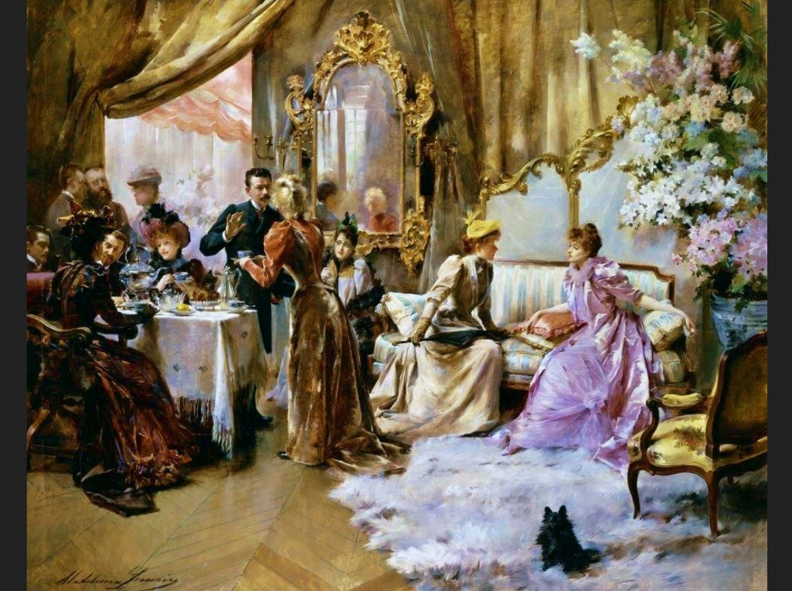 Мадоен Лемер. "Чаепитие"