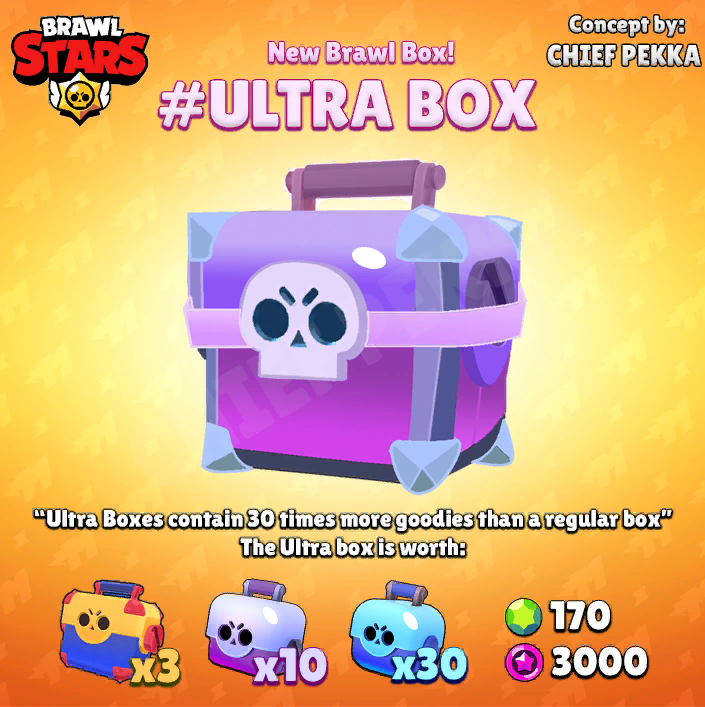 Бесплатные ящики в бравл. Brawl Stars Box ультра ящик. Brawl Stars бокс.