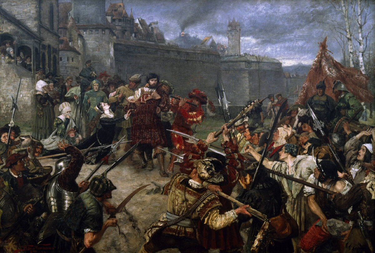 Крепостное восстание. Крестьянская война 1524-1525. Крестьянская война в Германии 1524-1526. 1524 1525 Крестьянская война в Германии Томас. Крестьянское восстание в Германии 1525