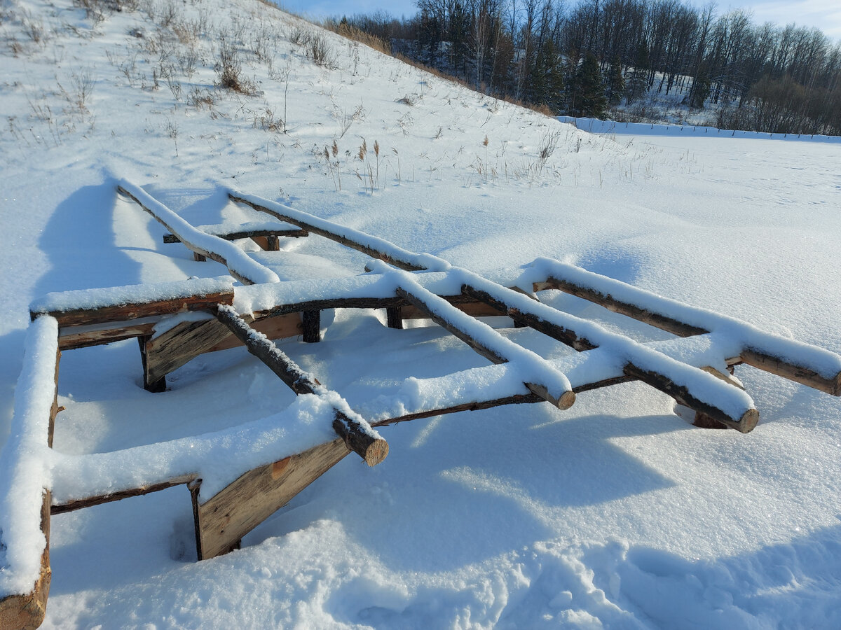 Мостки, настил сделаем летом