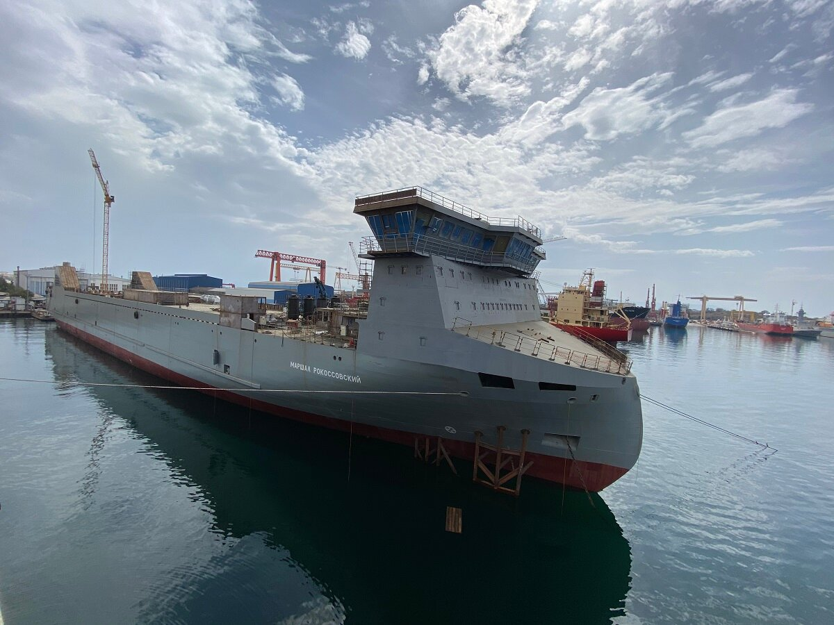 Автомобильно-железнодорожный паром "Маршал Рокоссовский" / Фото: открытые источники