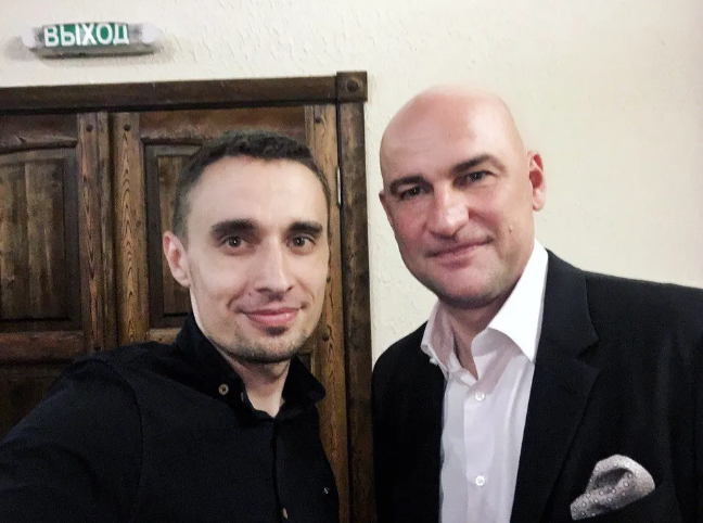 Это я на тренинге у Радислава Гандапаса